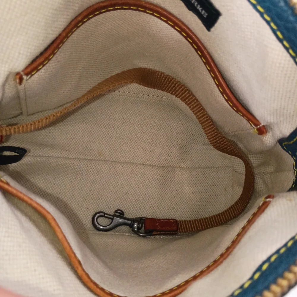 Dooney & Bourke Teal Pebble Leather Crossbody Bag and Wallet Set - Picture 13 of 17